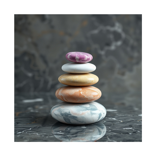 marble in balance IX