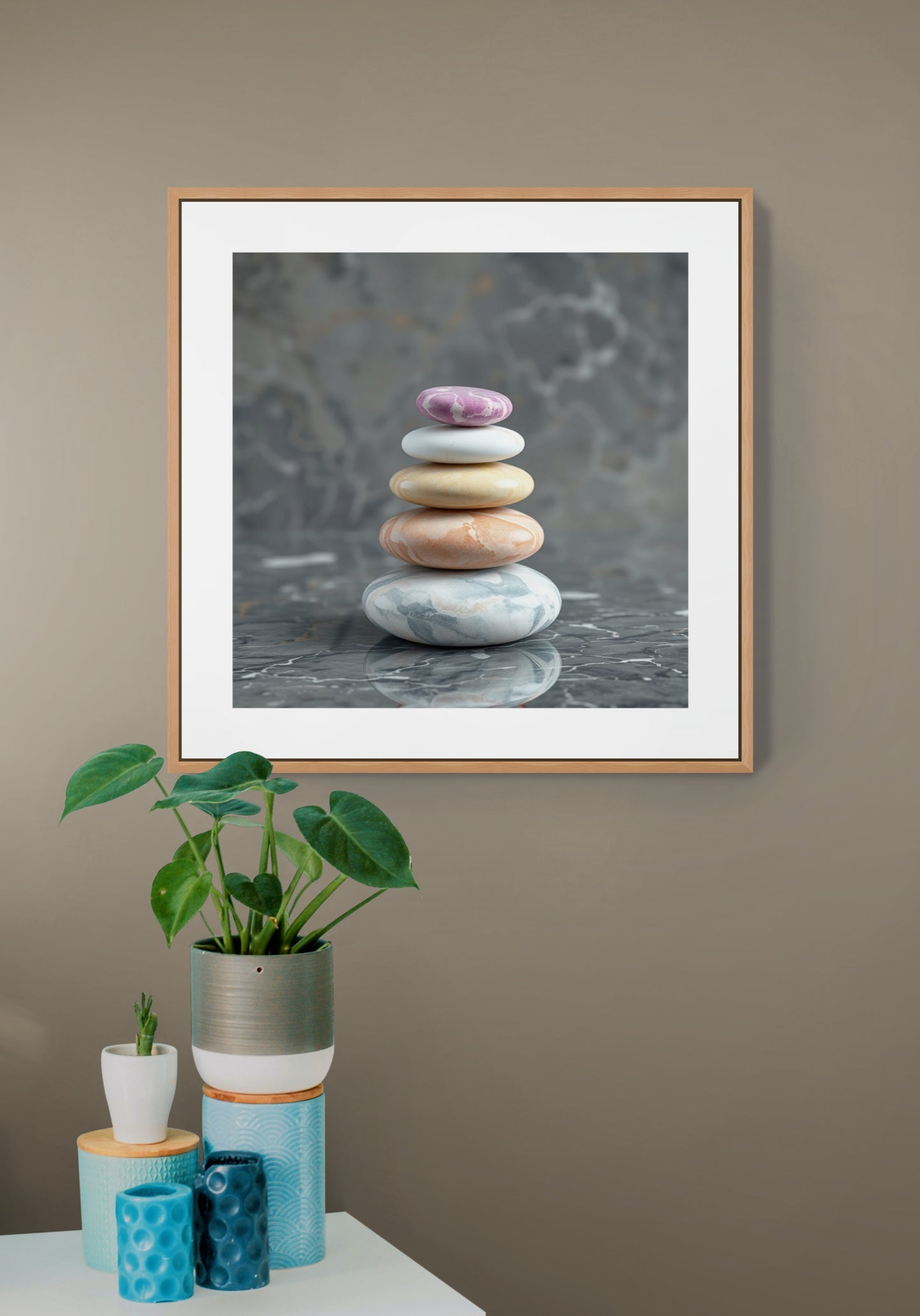 marble in balance IX