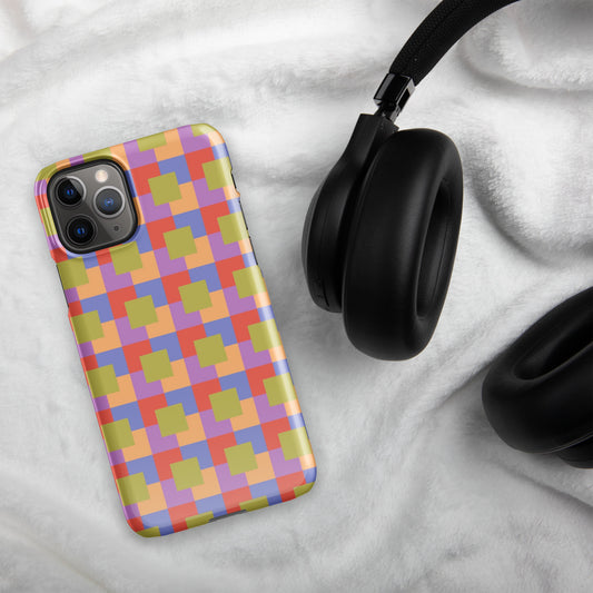 Retro Pattern Snap Case for iPhone®