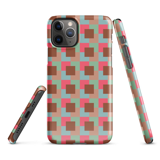 Retro Pattern Snap Case for iPhone®