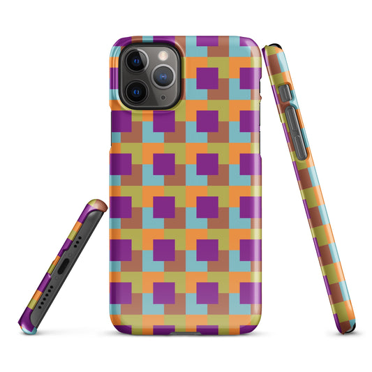 Retro Pattern Snap Case for iPhone®